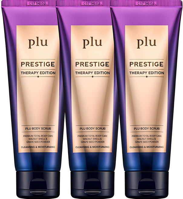 플루 프레스티지 테라피 에디션 바디스크럽, 180g, 3개