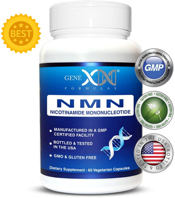 제넥스포뮬러 NMN 500mg NAD+ 수치 증가 및 세포의 건강한 노화를 지원, 60정, 3개