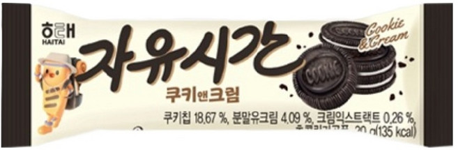 자유시간 미니 쿠키앤크림, 30g, 4개