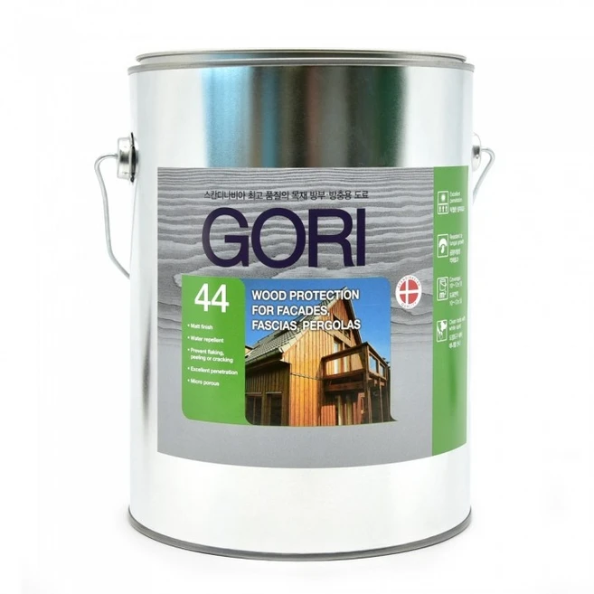 고리44 방부 방충용 도료 (4L) 무광 목재 보호제 오일스테인, 월넛, 1개 - 쿠팡