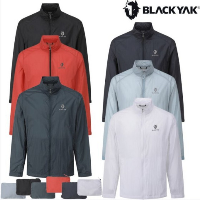 블랙야크 봄 여름 패커블 홑겹 바람막이 남성 에어 플라이 자켓 1BYJKMU004