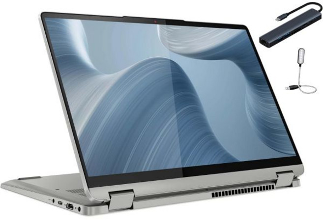 레노버 아이디어패드 플렉스 5i 14인치 2-in-1 터치스크린 노트북 인텔 코어 i7-1255U 8GB RAM 512GB M.2 SSD 윈도우 11 홈 블루투스 웹