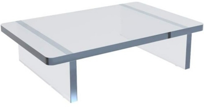 아자르 디스플레이 515363 아크릴 디럭스 라이저 11.75W x 3H 12, 11.75"W x 3"H 1/2"