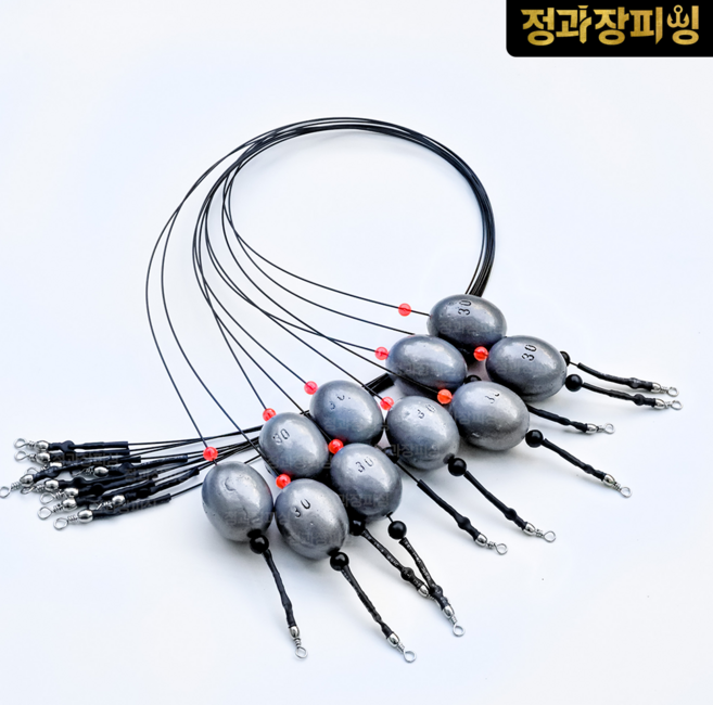 원투 채비 자작 감성돔 장어 낚시 감성돔 구멍채비 10개, 30호(10개)