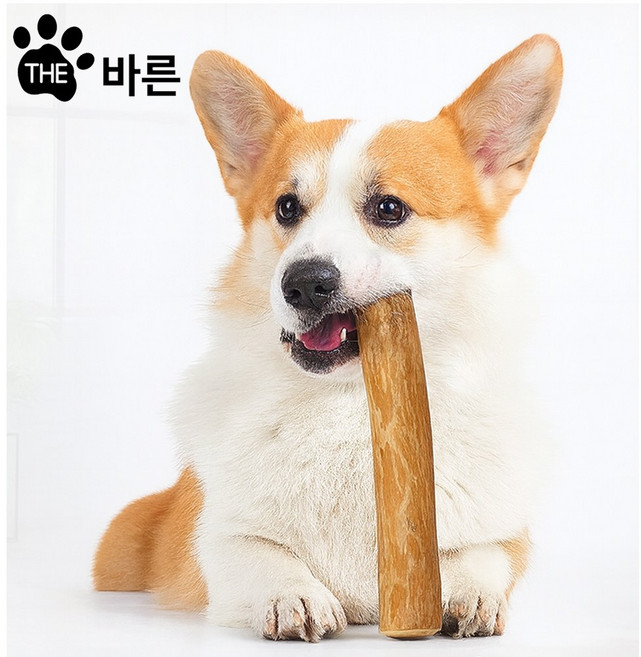 더바른 100% 천연 커피원목 우드스틱 이갈이 장난감, 4개