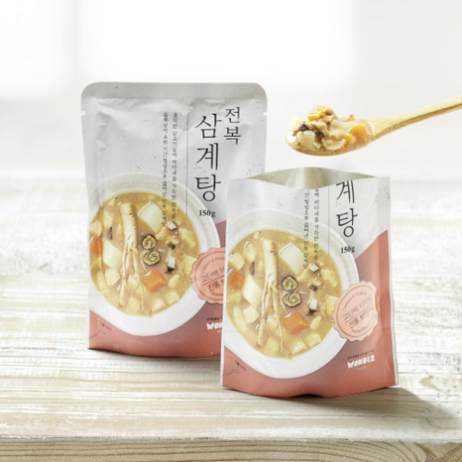 원더푸드 전복삼계탕150g, 150g