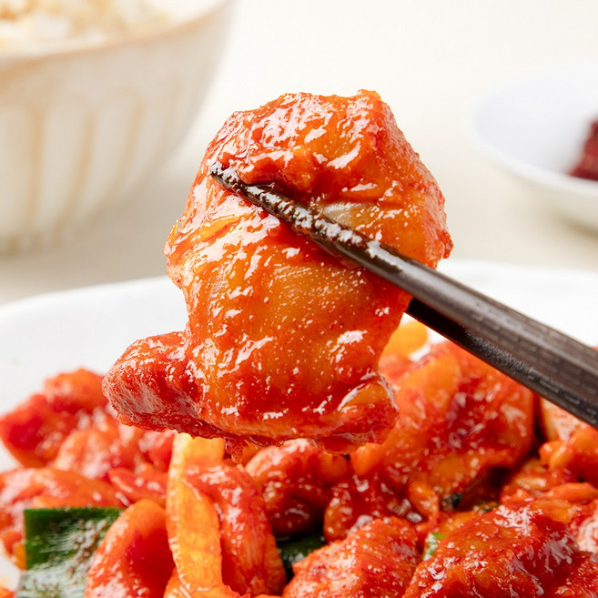 춘천 왕닭갈비 고추장맛 간편조리 밀키트 캠핑요리, 650g, 3개