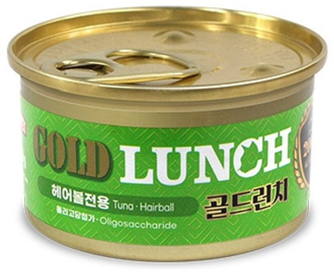 프리미엄 골드 런치캔 헤어볼 24개 고양이 간식캔