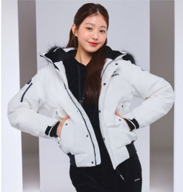 아이더 이월상품 겨울 숏기장 구스다운 STOOKY (스투키) UNI 다운 자켓 DUW22551 W1