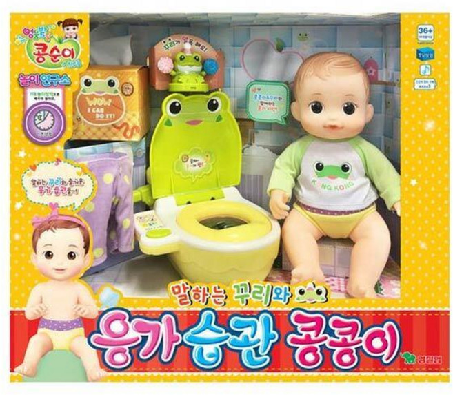 영실업 콩순이 응가습관 콩콩이 1, 상세 설명 참조, 1개