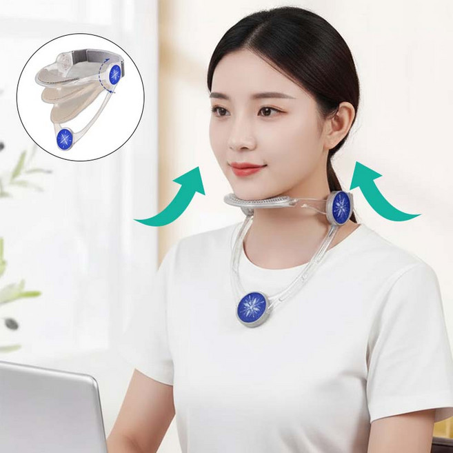 오운 바른자세 목견인기 일자목 거북목, 1개