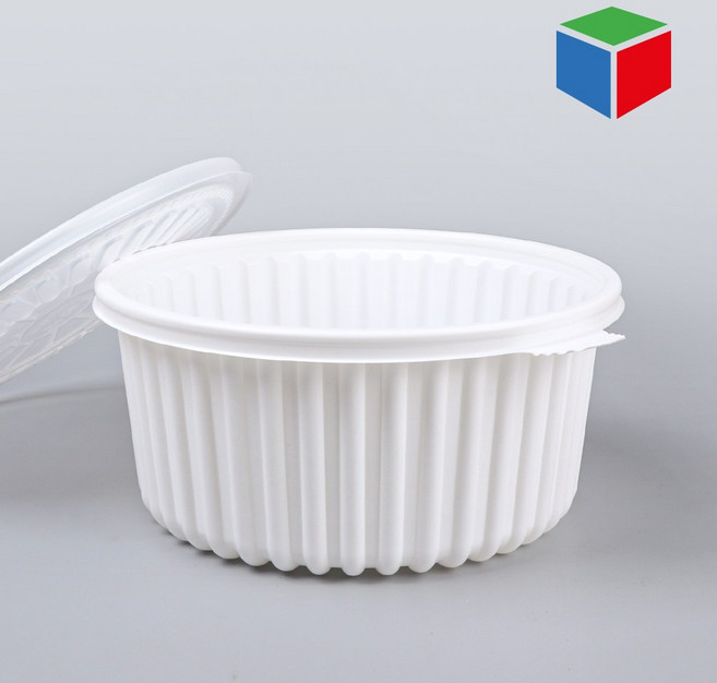 PP탕용기 BF-225 중 흰색 세트 100개, 1세트