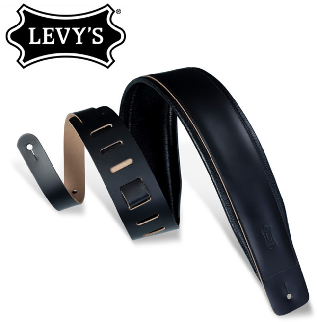 레비스 Levys Larsen Leather Deluxe 스트랩 (DM1PD-BLK), 1개