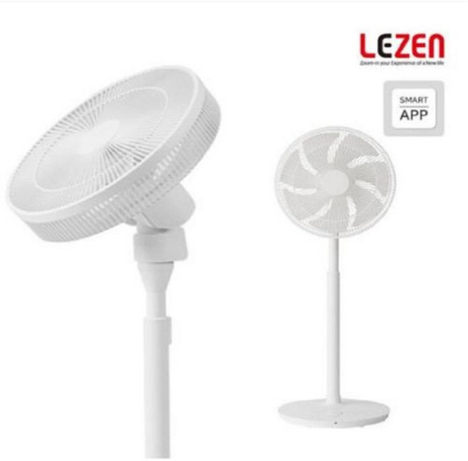 [베스트셀러] 르젠 앱연동 스마트폰제어 BLDC 리모콘선풍기 에코팬 무소음 24단 미세조정 수면풍 자연풍 에코풍 타이머