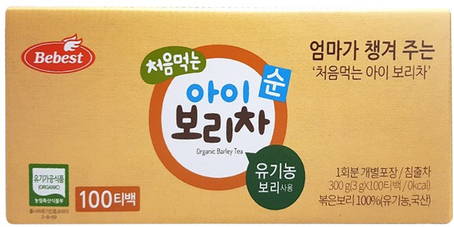 베베스트 처음먹는 아이 보리차, 300g, 1개