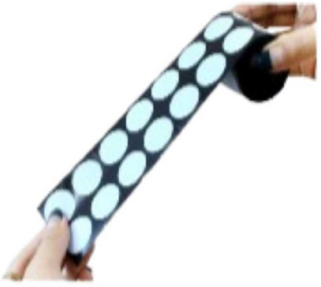 금산 마이스티커 도트 50mm롤 어린이집이름스티커 아기이름스티커, 26 실버(MTD2650)