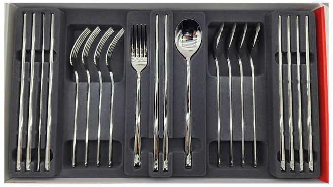 휘슬러 (Fissler) 모던 커틀러리 세트 15P, 부드러운 최적 그립감의 표준, 5개