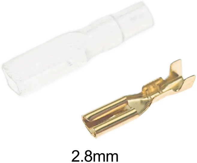 5mm2 8mm 50set 전기 와이어 압착 8mm 커넥터 3mm 16AWG 5mm2 단자 스페이드 100set 22 슬리브, 01 50set, 03 2.8mm