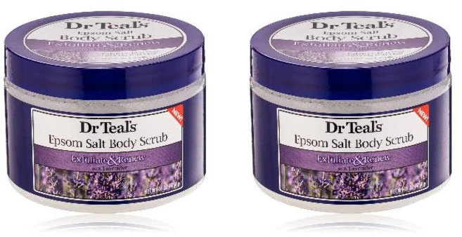 Dr Teal's 닥터틸즈 엡솜 솔트 바디 스크럽 라벤더 454g 2팩 - 쿠팡