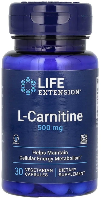라이프익스텐션 L 카르니틴 500mg 30 캡슐 엘 카르티닌 아미노산 효과, 30정, 1개 - 쿠팡