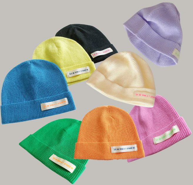 유아비니 얇은비니 아기비니 유아니트모자 설룸