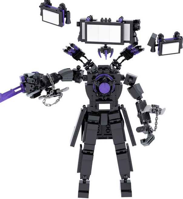 크앤비 스키비디 토일렛 업그레이드 타티맨 블록 2.0, 업그레이드타티맨블록2.0, 1개