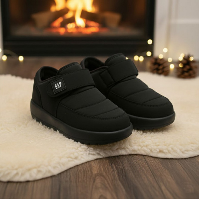 갭 키즈 아동 루이 패딩 방한화 블랙