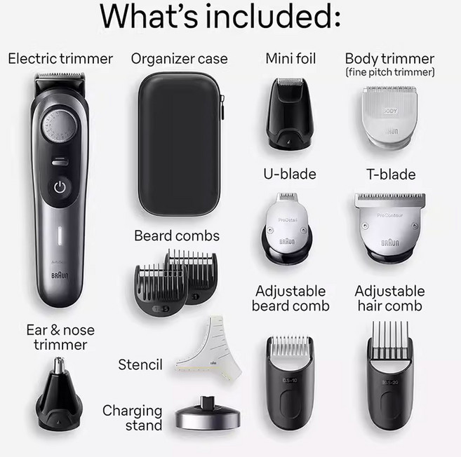 리머 시리즈 구렛나루정리 전기면도기 9 남성 BT9420, AIO9440