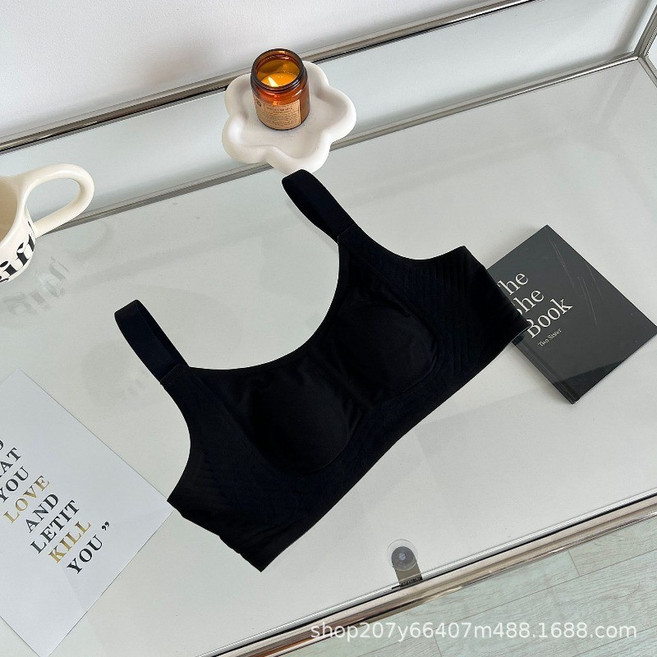 無鋼圈內衣 兔耳朵水晶杯 超薄親膚透氣文胸