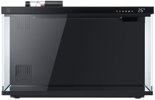 小米 xiaomi 米家 智能桌面魚缸 高透明玻璃 智能控制 靜音過濾, 深空灰, 1個