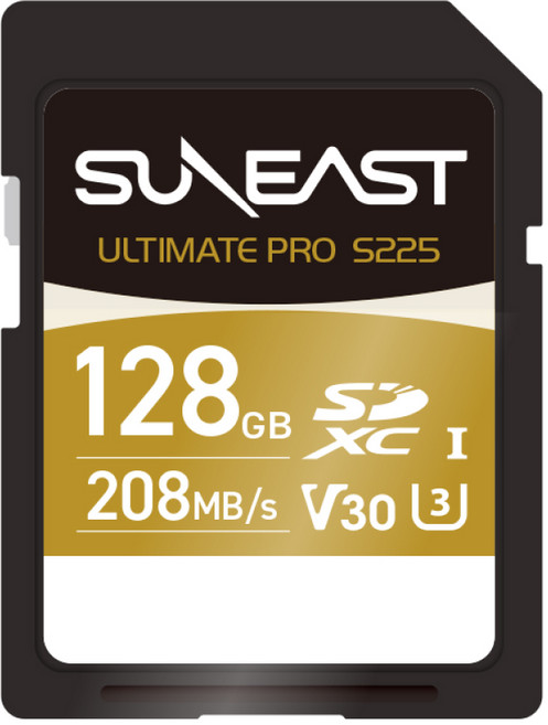 선이스트 얼티메이트 프로 V30 128 GB UHS-I 208MB/s 1387배속 SD카드, 128GB, 1개