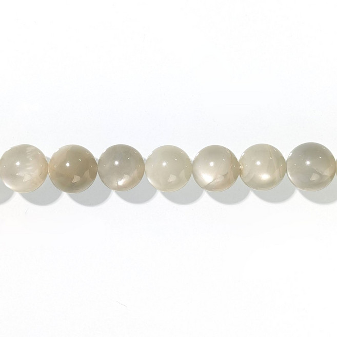 【杰鴻】白月光石圓珠 14MM 寶石珠 DIY 手工材料