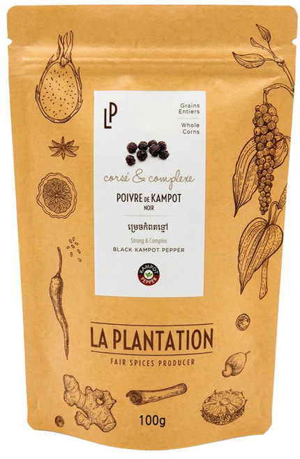 라플랜테이션 블랙 캄폿 통후추, 100g, 1개