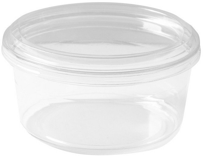 샐러드용기 과일컵 컵과일 12oz 평뚜껑 50p 슈크림 보틀케이크 디저트 케이스, 50개