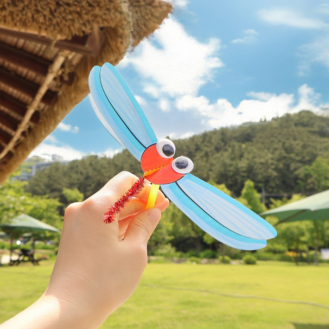 스크래치 잠자리 피리 10set, 단품, 단품