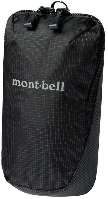 台灣黑熊 mont-bell 1133406 手機袋 外掛配件包 輕巧耐磨 多隔層收納, 黑 (BK), 1個