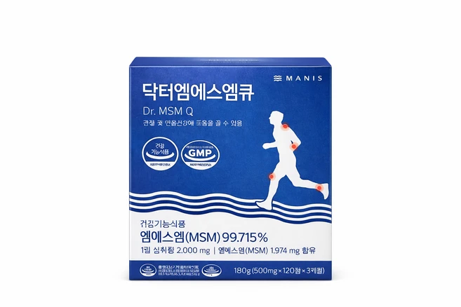 매니스 닥터 엠에스엠큐 120정 3통 3개월분, 3박스 - 쿠팡