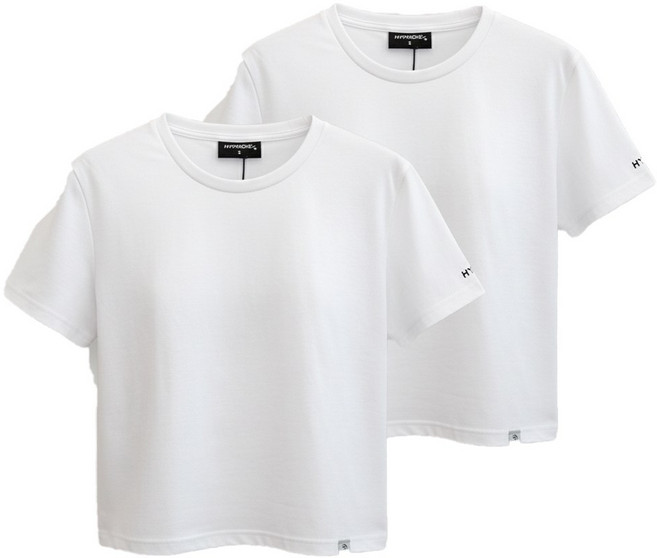 이프노스 여성 쿨링 기능성 반팔 티 크롭 라운드