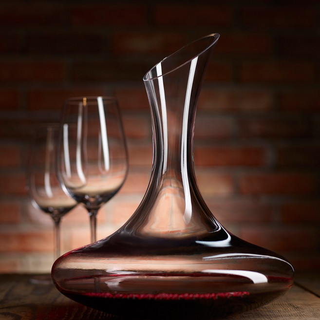 크로스노 디켄터 비노테카 1500ML 디켄팅 와인 카라페 핸드메이드 크리스탈, 1개, 1.5L
