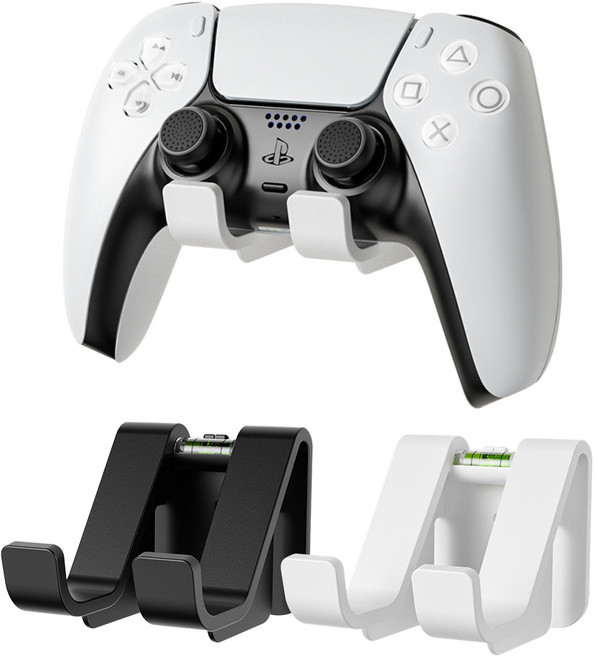 컨트롤러 게임패드 듀얼센스 벽걸이 거치대 프로콘 액박패드 호환, 1개, 화이트, GS01