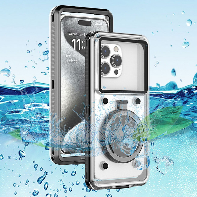 갤럭시점프2 M336 워터 펌프 수중터치 방수케이스, 점프2 M336, 블랙(호환), 1개