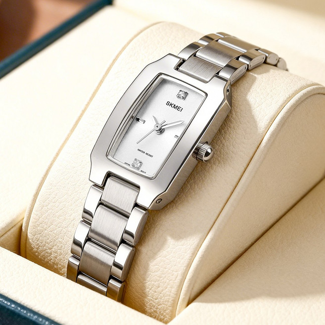 SKMEI 1400 여성 사각 쿼츠 미니멀 시계 캐주얼 데일리 패션 시계