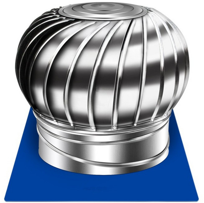 벤치레타 지붕 배기 무동력 벤츄레이터 회전환풍기 후드 흡출기, 300mm 스테인레스 201