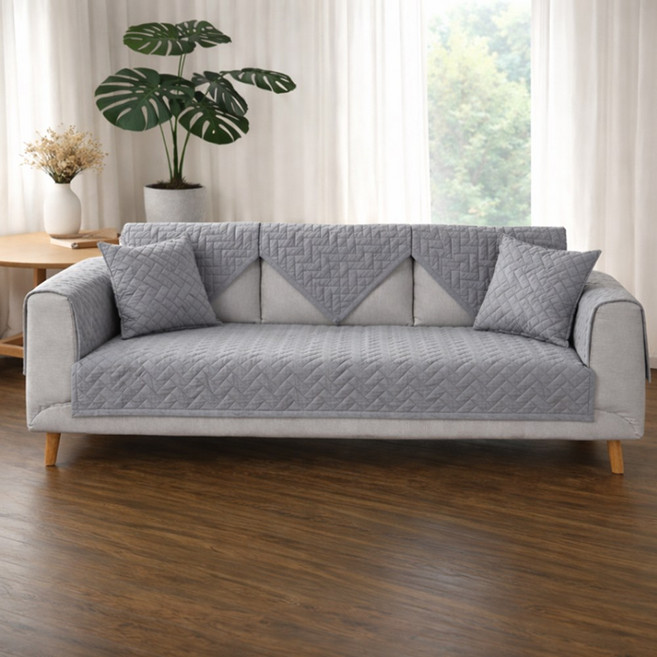 마레인 순면 소파패드 논슬립 쇼파매트 덮개