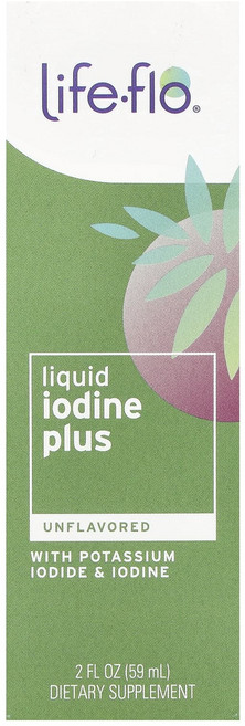 Life-flo 액상 요오드 플러스 요오드화칼륨 및 요오드 함유 무맛 150mcg 59ml(2fl oz), Lifeflo액상요오드플러스요오드화칼륨및요오드함유무맛1, 1개, 59ml