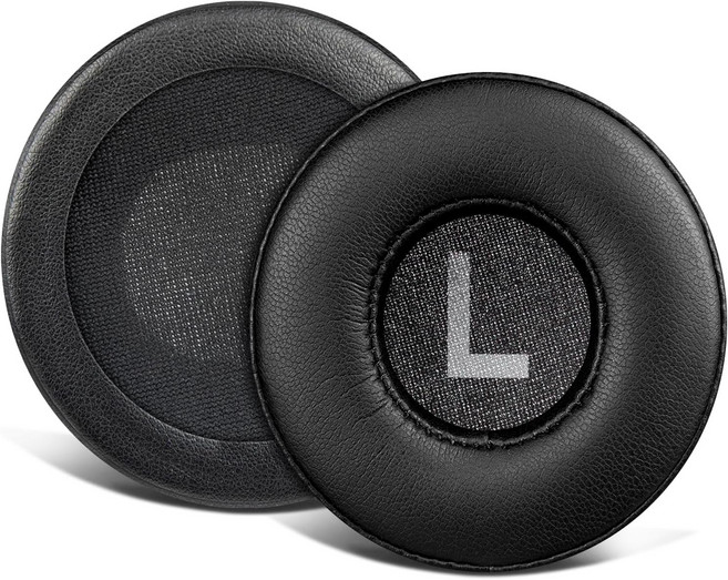 SOULWIT 교체용 이어패드-호환 젠하이저 HD25/HD25 라이트/HD25 플러스/HD 25 스페셜 에디션/HMD25/HME25/HMEC25/HD250BT 헤드폰 프로틴가죽1쌍, PL-Black, 1개