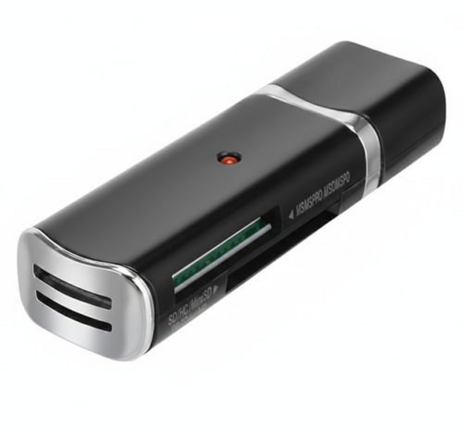 코시 이지웨이 카드리더기, CR980, 블랙, 1개