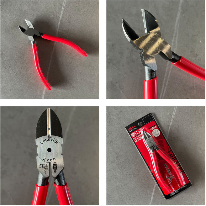로보스터 6인치 니퍼 LOBSTER 가정용 취미용 공구 전기작업용 공예용 니뻐 니빠, 1개
