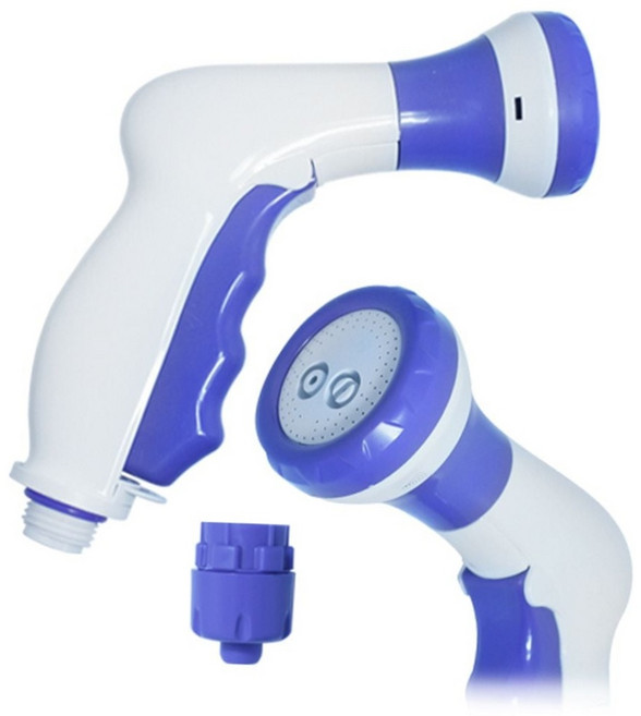 다용도 원터치 워터 스프레이건 고압 분사기 세차 욕실 청소 호스