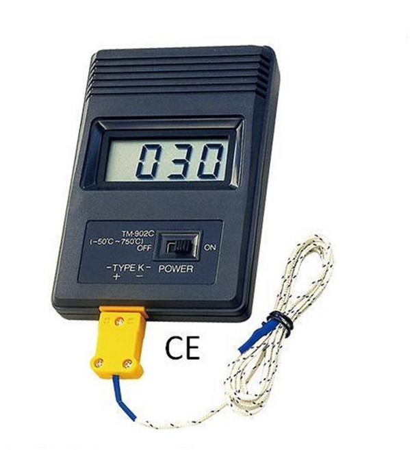SOJ_ALL&SUN 디지털온도계 TM-902C -50~750도 접촉식센서 연구실 실험실 학교실습 와이어센서 제공 재고보유, 1개
